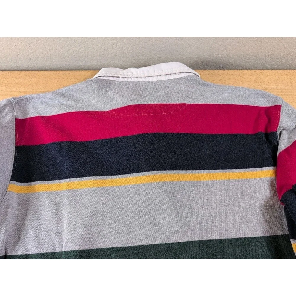 Vintage Chaps Ralph Lauren Rugby Shirt Men's XL Multi Color Striped